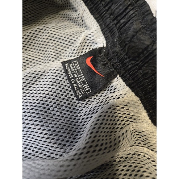 Vtg Nike Black Tag Nylon Athletic Shorts Lined Embroidered Pocket Swim XXL 33x7 - Picture 3 of 11